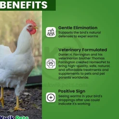 HomeoPet Avian WRM Clear Dewormer for Birds 15-ml