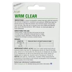 HomeoPet Avian WRM Clear Dewormer for Birds 15-ml