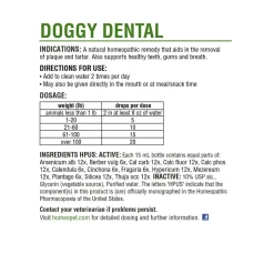 HomeoPet Doggy Dental for Plaque & Tartar Removal 15 ml