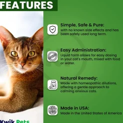 HomeoPet Feline Anxiety Relief Calming Supplement for Cats 15 ml