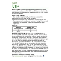 HomeoPet Feline UTI + Urinary Track Infection Relief Supplement for Cats 15 ml