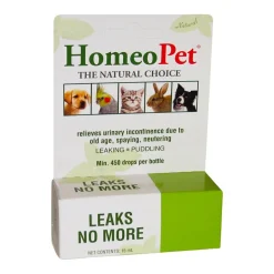HomeoPet Leaks No More Urinary Support Supplement for Dogs & Cats 15 ml