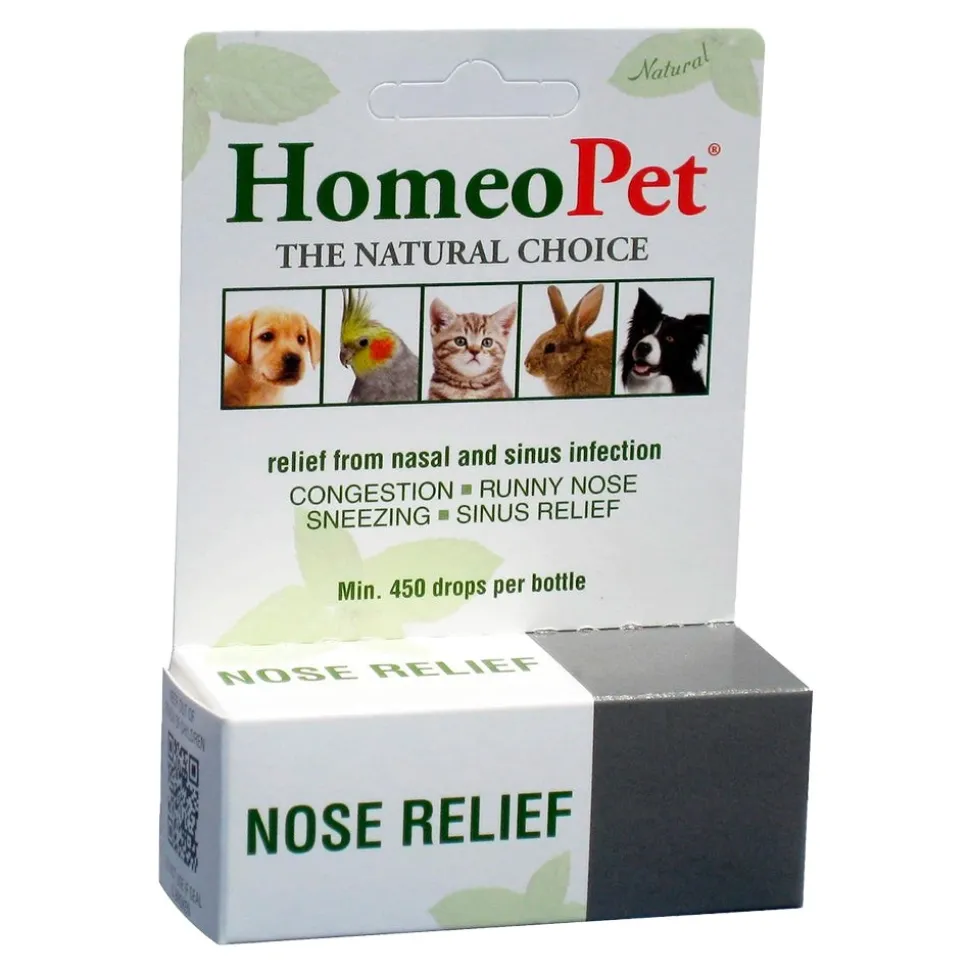 HomeoPet Nose Relief Supplement for All Pets 15 ml