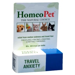HomeoPet Travel Anxiety Supplement for All Pets 15 ml