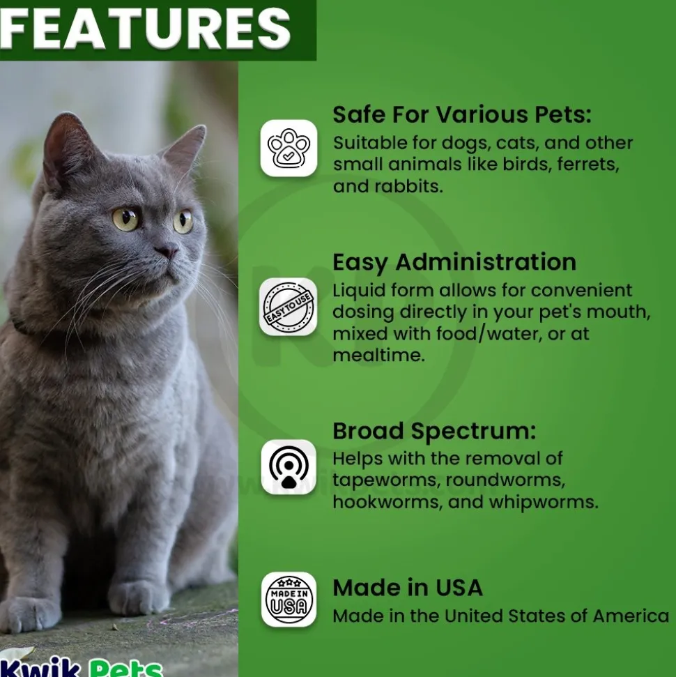 HomeoPet WRM Clear Dewormer for All Pets 15 ml