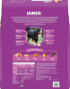 IAMS Mature Adult Large Breed Senior Dry Dog Food Chicken 30-lb