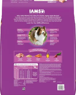 IAMS Mature Adult Senior Dry Dog Food Real Chicken 29.1-lb