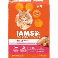 IAMS Proactive Health Adult Dry Cat Food Salmon 16-lb