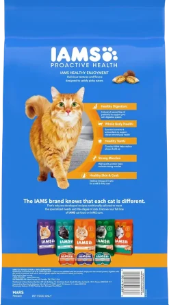 IAMS ProActive Health Healthy Enjoyment Adult Dry Cat Food Chicken & Salmon 6-lb