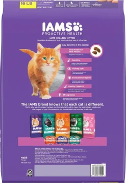 IAMS Proactive Health Kitten Dry Cat Food Chicken 16-lb