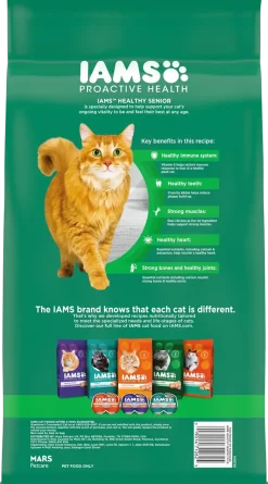IAMS Proactive Health Senior Dry Cat Food Chicken 7-lb