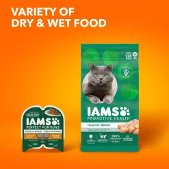 IAMS Proactive Health Senior Dry Cat Food Chicken 16-lb