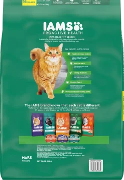IAMS Proactive Health Senior Dry Cat Food Chicken 16-lb