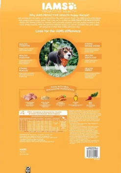 IAMS Proactive Health Smart Puppy Dry Dog Food Real Chicken 15-lb