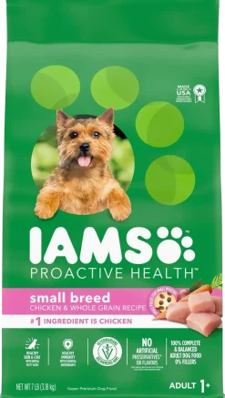 IAMS Small & Toy Breed Adult Dry Dog Food Real Chicken 7-lb