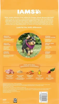 IAMS Smart Small Breed Puppy Dry Dog Food Real Chicken 7-lb