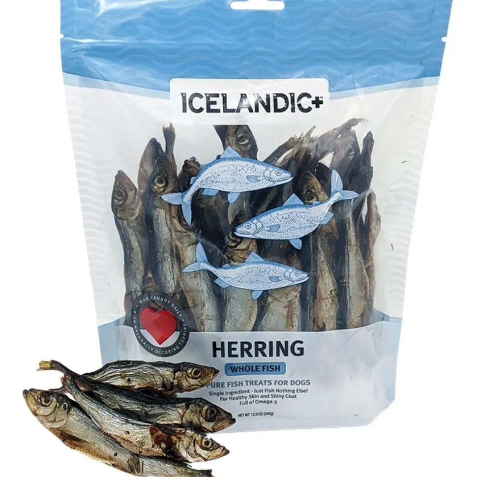 Icelandic+ Herring Whole Fish Crunchy Dog Treats 9-oz