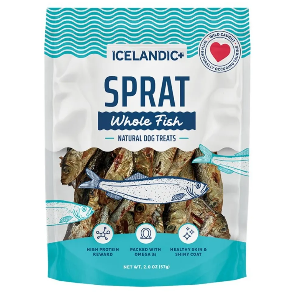 Icelandic+ Sprats Whole Fish Dog Treats 2-oz