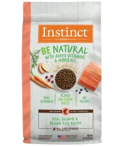 Instinct Be Natural Dry Dog Food Real Salmon & Brown Rice Recipe 4.5-lb