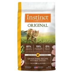 Instinct Original Grain-Free Dry Cat Food Real Chicken Recipe 5-lb