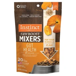 Instinct Raw Boost Mixers Gut Health Freeze-Dried Dog Food Topper 5.5-oz