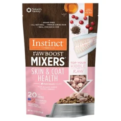 Instinct Raw Boost Mixers Skin & Coat Health Freeze-Dried Dog Food Topper 5.5-oz