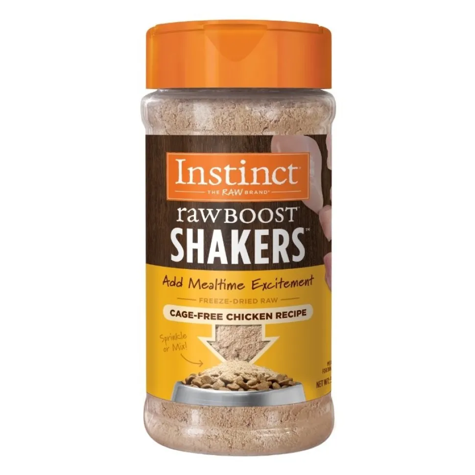 Instinct Raw Boost Shakers Freeze-Dried Dog Food Topper Chicken Recipe 5.5-oz