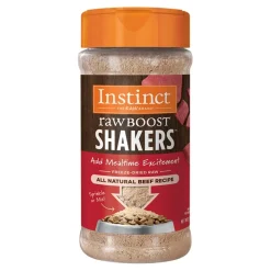 Instinct Raw Boost Shakers Freeze-Dried Dog Food Topper Beef Recipe 5.5-oz