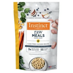 Instinct Raw Meals Grain-Free Freeze-Dried Adult Cat Food Chicken Recipe 9.5-oz