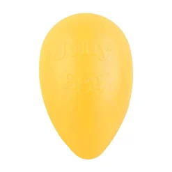 Jolly Pet Egg Hard Plastic Dog Toy Yellow Large 12-in