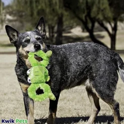Jolly Pet Tug-a-Mals Frog Dog Toy Green Small 3-in