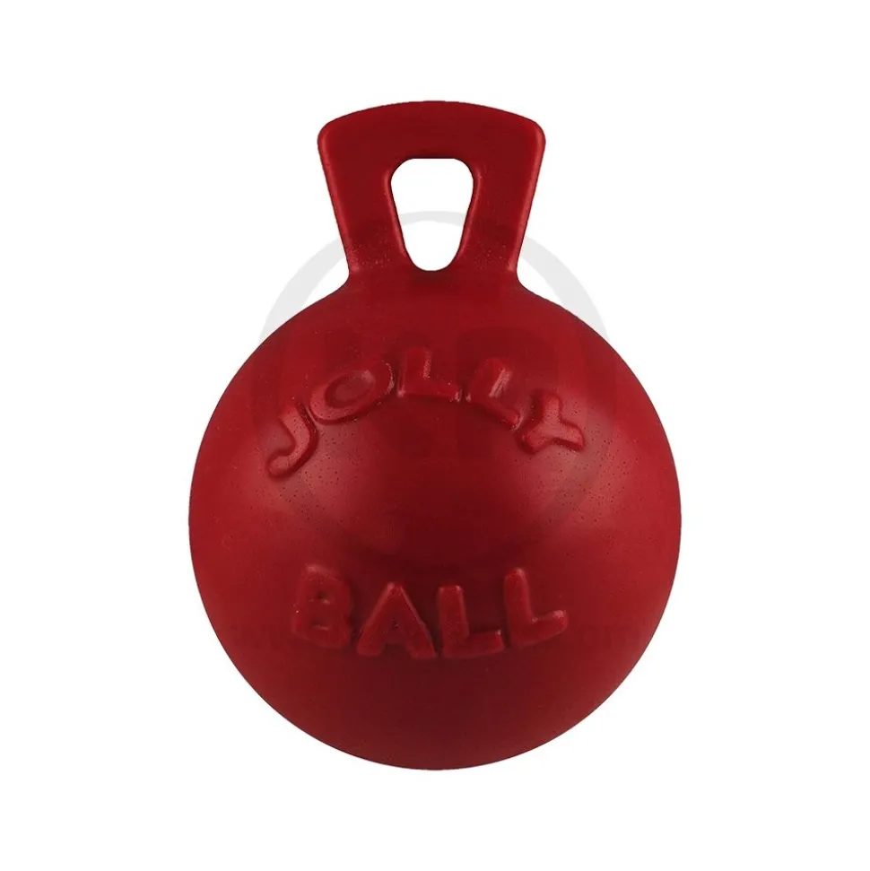 Jolly Pet Tug-n-Toss Mini Dog Toy Red Large 4-in