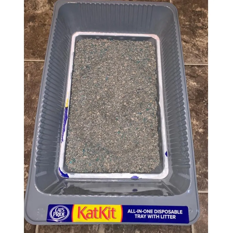 Jonny Cat Cat's Pride KatKit All-In-One Disposable Tray Pre-filled with Litter 3.9-lb