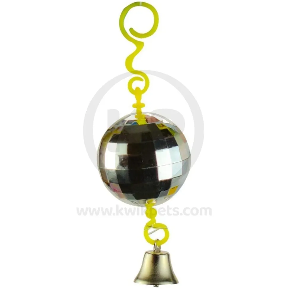 JW Pet ActiviToy Disco Ball Bird Toy Multicolor Small/Medium