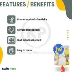 JW Pet ActiviToy Punching Bag Bird Toy Multicolor Small/Medium