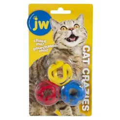 JW Pet Cat Crazies Cat Toy 3 Count