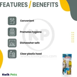 JW Pet Clean Water Silo Bird Waterer Assorted Small