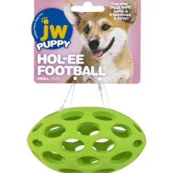 JW Pet Hol-ee Football Dog Toy Assorted Small