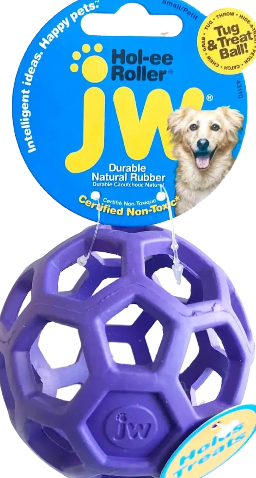 JW Pet Hol-ee Roller Dog Toy Assorted Small