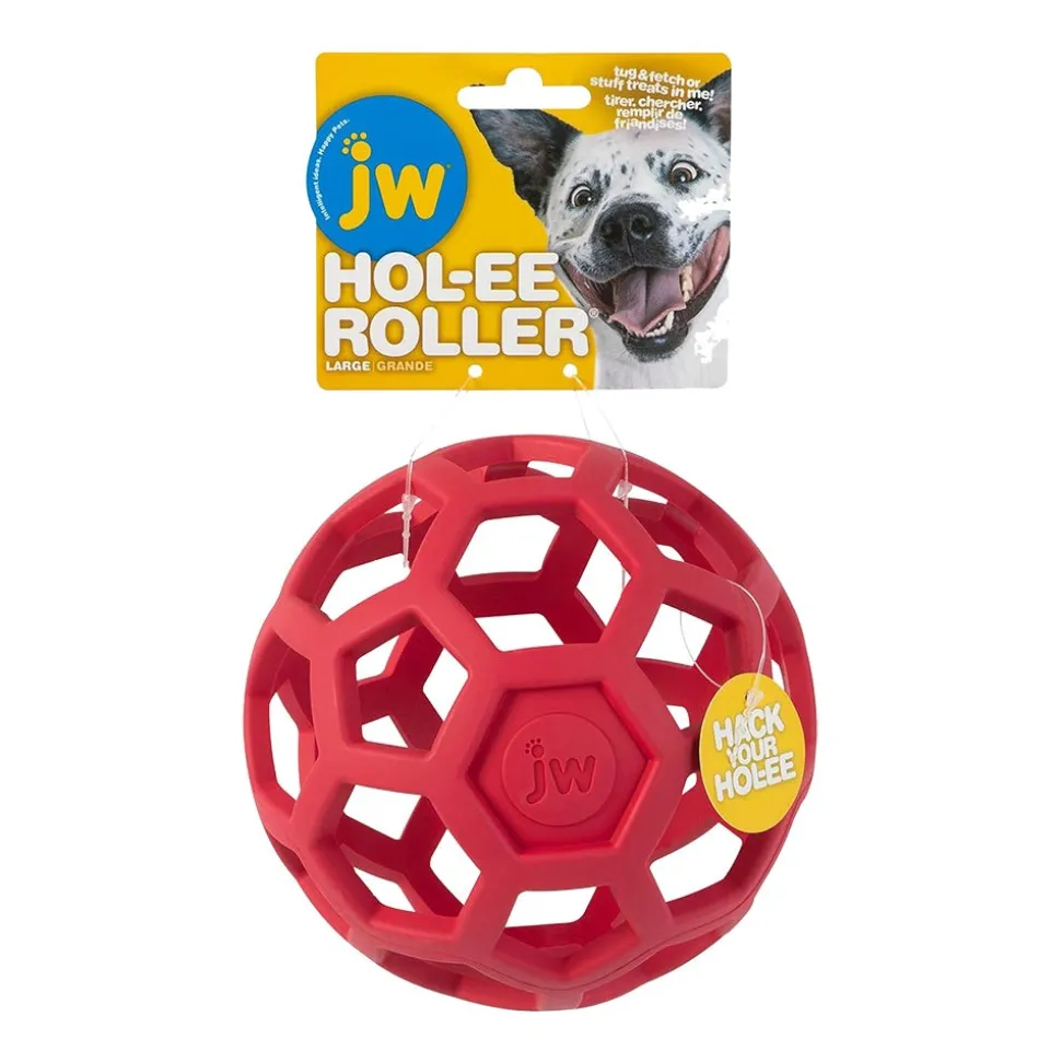JW Pet Hol-ee Roller Dog Toy Assorted Large