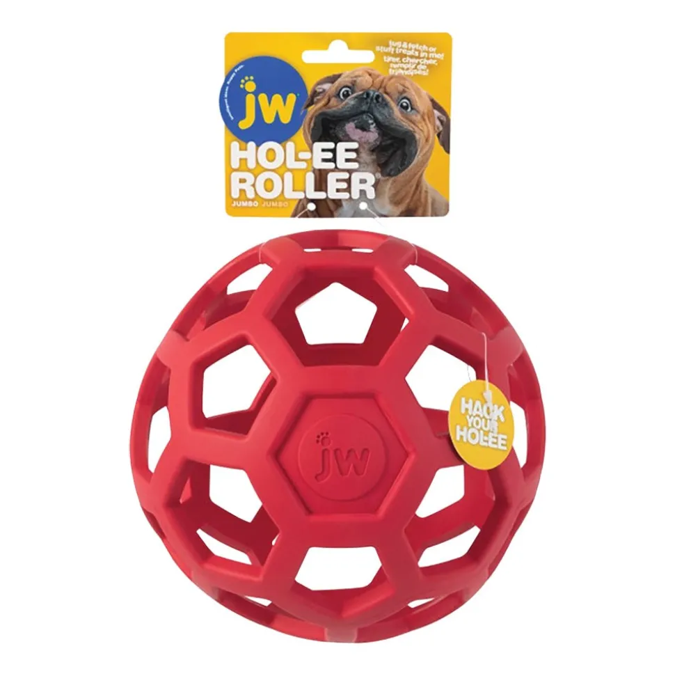 JW Pet Hol-ee Roller Dog Toy Assorted Jumbo