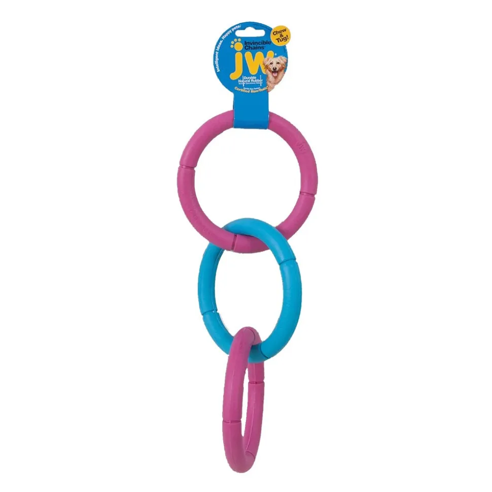 JW Pet Invincible Triple Chains Dog Toy Large