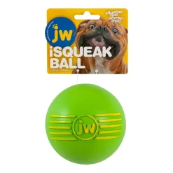JW Pet iSqueak Ball Dog Toy Assorted Large