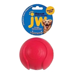 JW Pet iSqueak Bouncin' Baseball Dog Toy Assorted Large