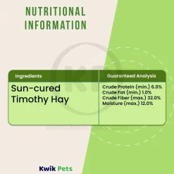 Kaytee All Natural Timothy Hay for Small Animals 48-oz