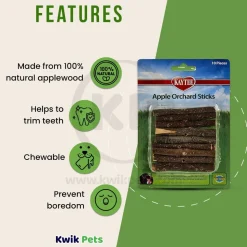 Kaytee Apple Orchard Sticks for Small Animals 10 Count