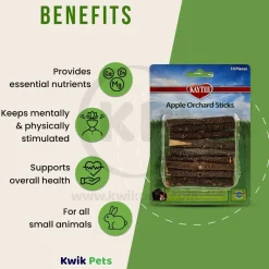 Kaytee Apple Orchard Sticks for Small Animals 10 Count
