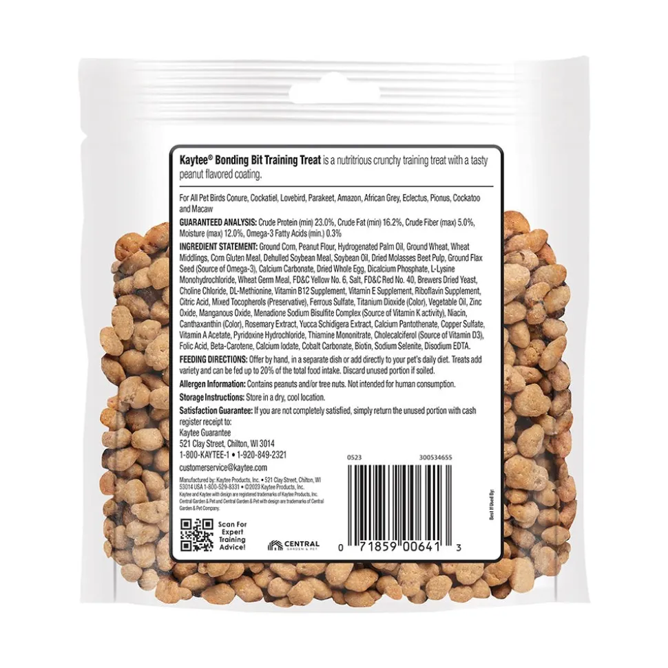 Kaytee Bonding Bites Bird Training Treats Peanut Butter 3-oz