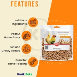Kaytee Bonding Bites Bird Training Treats Peanut Butter 3-oz