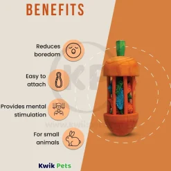 Kaytee Carousel Chew Toy Carrot for Small Animals Large